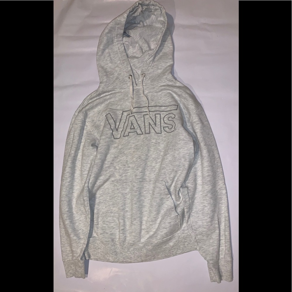 White and Grey Vans Hoodie